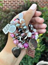 Load image into Gallery viewer, Victorious - Breast Cancer Awareness Bracelets
